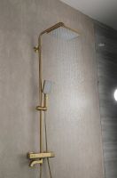 Душевая система Gappo G91 G2491-3 с термостатом Золото — фото 19, Душевые стойки