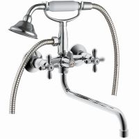 Смеситель для ванны Aquanet Opera SD98909A 187236 универсальный Хром — фото 1, Смеситель для ванны