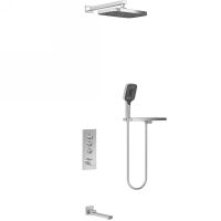 Душевая система Vincea VSFW-431T1RCH с термостатом Хром — фото 2, Встраиваемые душевые комплекты