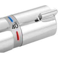 Смеситель для душа Hansgrohe Ecostat Comfort 13116000 с термостатом Хром — фото 3, Смеситель для душа