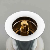 Донный клапан Frap F65-4 click-clack Хром — фото 4, Донные клапаны