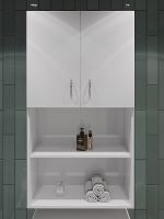 Товар: Подвесной шкаф Orange Смайл 60 SM-60SR3 Белый - фото 2 Подвесной шкаф Orange Смайл 60 SM-60SR3 Белый — фото 2, Мебель для ванной