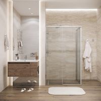 Душевая стенка Grossman Galaxy 70 200.K33.01.70.10.02 профиль Хром стекло шиншилла — фото 10, Боковые стенки