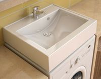 Товар: Раковина Эстет Комфорт 59 ФР-00000805 на стиральную машину Белая - фото 5 Раковина Эстет Комфорт 59 ФР-00000805 на стиральную машину Белая — фото 5, Раковины