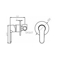Товар: Смеситель для душа Agger Gorgeous A0240000 Хром - фото 9 Смеситель для душа Agger Gorgeous A0240000 Хром — фото 9, Смеситель для душа