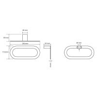 Товар: Кольцо для полотенец Bemeta Organic Black 167104380 Черное матовое - фото 2 Кольцо для полотенец Bemeta Organic Black 167104380 Черное матовое — фото 2, Полотенцедержатели