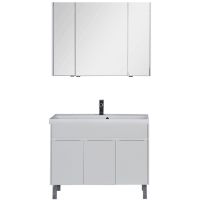 Комплект мебели для ванной Aquanet Латина 100 179841 Белый — фото 1, Комплекты мебели для ванной