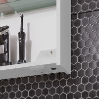 Товар: Зеркальный шкаф Opadiris Элеганс 60 00-00006871 с подсветкой Белый матовый - фото 5 Зеркальный шкаф Opadiris Элеганс 60 00-00006871 с подсветкой Белый матовый — фото 5, Мебель для ванной