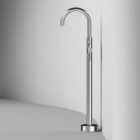 Товар: Смеситель для ванны AM.PM Sense F7514100 Хром - фото 6 Смеситель для ванны AM.PM Sense F7514100 Хром — фото 6, Смесители напольные