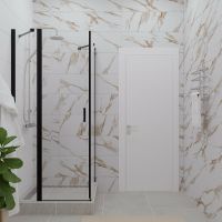 Товар: Душевой уголок Triton Йота-Блэк 90х90 Щ0000054032 профиль Черный стекло прозрачное - фото 5 Душевой уголок Triton Йота-Блэк 90х90 Щ0000054032 профиль Черный стекло прозрачное — фото 5, Душевые уголки