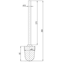 Ершик для унитаза Rav Slezak ND A0500-2Z Золото — фото 2, Ершики для унитаза