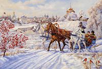 Фреска Ortograf Животные 8263 Фактура бархат FX Флизелин (2,2*1,5) Белый/Разноцветный, Животные/Живопись/Пейзаж — фото 2, Фрески