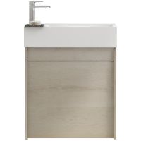 Тумба под раковину Art&Max Family-400-1D-SO-PB подвесная Сканди — фото 1, Мебель для ванной