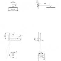 Душевая система Abber Rund AF8717NG Никель — фото 3, Встраиваемые душевые комплекты