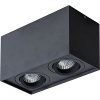 Потолочный светильник Artelamp Factor A5544PL-2BK Черный — фото 1, Светильники