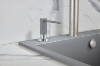 Дозатор для моющего средства Milacio Ultra MC.931.GR Серый металлик — фото 3, Дозаторы для кухонных моек