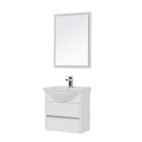 Тумба под раковину Aquanet Сидней 60 243667 подвесная Белая — фото 7, Мебель для ванной