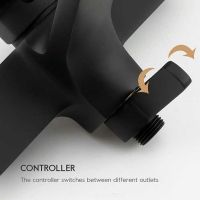 Товар: Смеситель для ванны Frap H62 F3262 Черный матовый - фото 4 Смеситель для ванны Frap H62 F3262 Черный матовый — фото 4, Смеситель для ванны