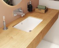 Раковина Vitra S20 55 7475B003-0618 Белая — фото 6, Раковины встраиваемые снизу