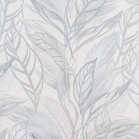 Товар: Обои Артекс Хлоя 10708-01 Винил на флизелине (1,06*10,05) Белый, Листья - фото 1 Обои Артекс Хлоя 10708-01 Винил на флизелине (1,06*10,05) Белый, Листья — фото 1, Обои для стен