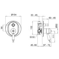 Товар: Смеситель для душа Migliore Oxford 19102 с термостатом Бронза - фото 2 Смеситель для душа Migliore Oxford 19102 с термостатом Бронза — фото 2, Смеситель для душа