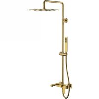 Душевая система Boheme Qubic 478-BR Бронза — фото 1, Душевое оборудование. Душевая программа