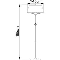 Товар: Торшер Artelamp Alice A3579PN-3AB Кремовый Античная бронза - фото 5 Торшер Artelamp Alice A3579PN-3AB Кремовый Античная бронза — фото 5, Торшеры