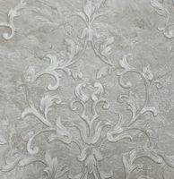 Обои Prima Italiana Legenda 80129 Винил на флизелине (1,06*10) Бежевый/Серебряный, Дамаск — фото 3, Обои для стен