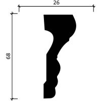 Товар: Молдинг Decor-Dizayn 2000x68x26 мм арт-DD354 - фото 4 Молдинг Decor-Dizayn 2000x68x26 мм арт-DD354 — фото 4, Молдинги