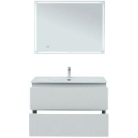 Товар: Тумба под раковину Aquanet Джейн 100 335426 подвесная Белая матовая - фото 14 Тумба под раковину Aquanet Джейн 100 335426 подвесная Белая матовая — фото 14, Мебель для ванной