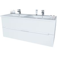 Тумба с раковиной SanVit Форма 120 kforma1201w подвесная Белая глянцевая — фото 3, Мебель для ванной