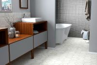 Керамический бордюр Equipe Carrara Pencil Bullnose 23104 3х15 см — фото 2, Керамическая плитка