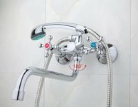 Смеситель для ванны Frap H08 F2208-2 универсальный Хром — фото 12, Смесители