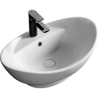 Раковина Ceruttispa 60 CR7003 СТ9574 Белая — фото 1, Раковины накладные