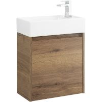 Тумба под раковину BelBagno Kraft Mini 50 R KRAFT MINI-500/260-1A-SO-RT-R подвесная Rovere Tabacco — фото 1, Тумбы под раковину