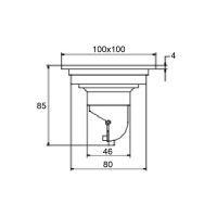 Товар: Душевой трап Orange 100x100 TR01-004cr с решеткой Хром глянцевый - фото 2 Душевой трап Orange 100x100 TR01-004cr с решеткой Хром глянцевый — фото 2, Трапы для душа
