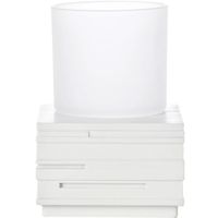 Стакан для зубных щеток Ridder Brick 22150101 Белый — фото 1, Мыльницы