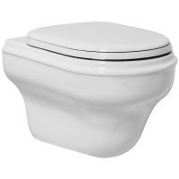 Унитаз Azzurra Charme CHVKSP000000BI/(CHA100/SOSK bi) подвесной без сиденья — фото 1, Унитазы