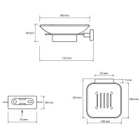 Товар: Мыльница Bemeta Niki 153108022 Хром - фото 2 Мыльница Bemeta Niki 153108022 Хром — фото 2, Мыльницы