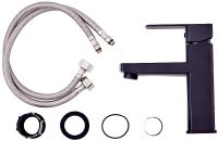 Товар: Смеситель для раковины Orange OneLife P06-021b Черный матовый - фото 5 Смеситель для раковины Orange OneLife P06-021b Черный матовый — фото 5, Смесители для раковины