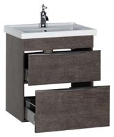 Тумба под раковину Aquanet Эвора 60 подвесная Дуб антик арт-183000 — фото 4, Тумбы под раковину