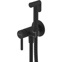 Гигиенический душ со смесителем Whitecross Y black SYSYBI2BL Черный матовый — фото 1, Душевое оборудование. Душевая программа