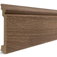 Плинтус Decor-Dizayn 701-92SH 2400x16x100 мм — фото 1, Плинтуса напольные