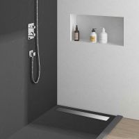 Душевой лоток Vincea Optima 60 SAY.601.60.P.DUZ с решеткой Хром — фото 2, Душевые лотки