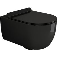 Унитаз Bocchi V-Tondo 1416-005-0129 подвесной Черный глянцевый без сиденья — фото 2, Унитазы