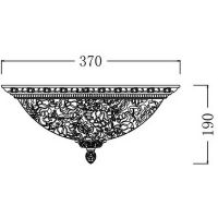 Товар: Потолочный светильник Maytoni Ceiling Wall Pascal C908-CL-03-R Белый Бронза антик - фото 3 Потолочный светильник Maytoni Ceiling Wall Pascal C908-CL-03-R Белый Бронза антик — фото 3, Светильники