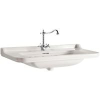 Товар: Раковина Kerasan Waldorf 120 4144K1bi/cr*1 Белая - фото 2 Раковина Kerasan Waldorf 120 4144K1bi/cr*1 Белая — фото 2, Раковины