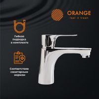 Товар: Смеситель для раковины Orange Aristo M19-021cr Хром - фото 7 Смеситель для раковины Orange Aristo M19-021cr Хром — фото 7, Смесители