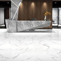 Керамогранит Art&Natura Ceramica Marmo Calacata Vagli Super White Glossy 60х120 см — фото 2, Керамогранит
