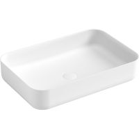 Раковина-чаша Boheme Corian Slim 60 879-60-MW Белая матовая — фото 1, Раковины